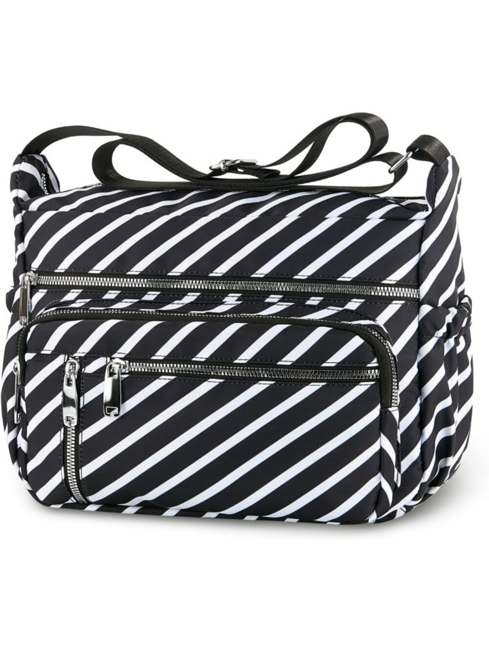 Trendy Waterproof Crossbody Bag for Women, Multi-Pocket Shoulder Purse & Handbag
